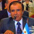 ex presidente argentino Menem