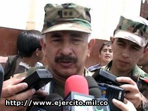 General Castellanos (Foto desde http://www.ejercito.mil.co)