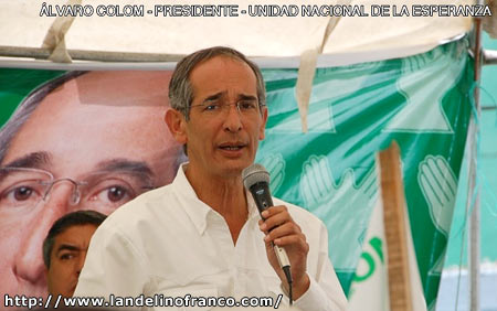Guatemala: Alvaro Colom