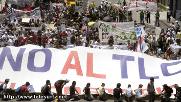 Cientos de miles de costarricenses dijeron ''No'' al TLC con EEUU
