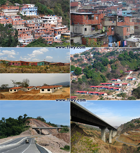 Construction of residences and roads � are the main tasks of Chavez government