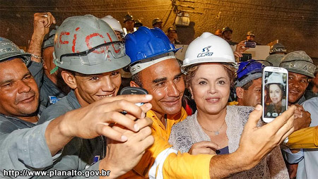 Dilma Rousseff es favorita para ganar en primera vuelta de elecciones presidenciales en Brasil