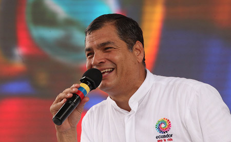 Rafael Correa sucesor de Hugo Ch&#225;vez