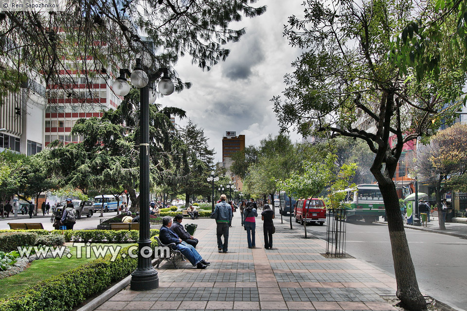 Paseo el Prado, La Paz, Bolivia