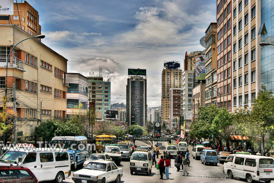 Villazon street (La Paz, Bolivia)