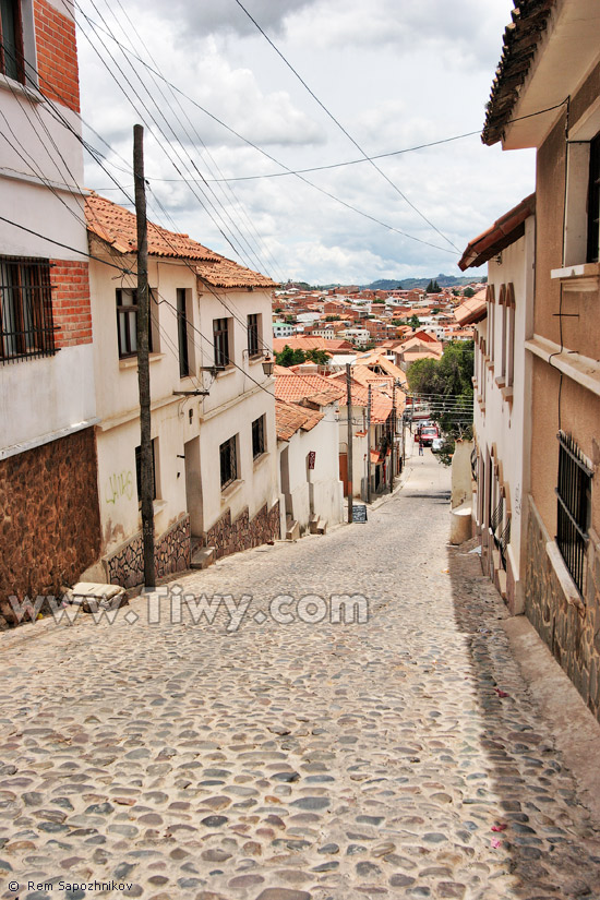 Calles de Sucre, Bolivia