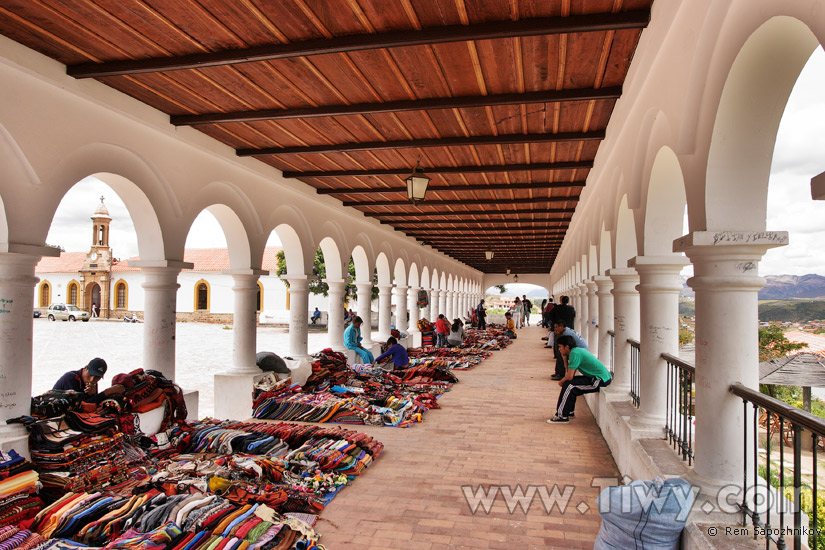 The viewing point La Recoleta Sucre Bolivia