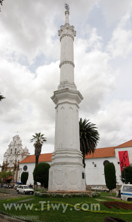 The Obelisk of Freedom, Sucre, Bolivia