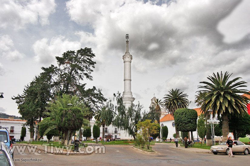 Obelisco a la Libertad, Sucre, Bolivia