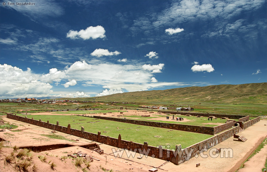 Каласасайя (Kalasasaya) - Тиванаку, Боливия
