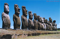 Substantial contribution to the "rehabilitation" of archeological legacy of Easter Island made the Japanese.