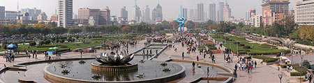 Vista panoramica de Jinan�, China