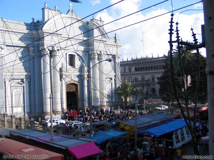 The church of San Francisco, Ciudad de Guatemala