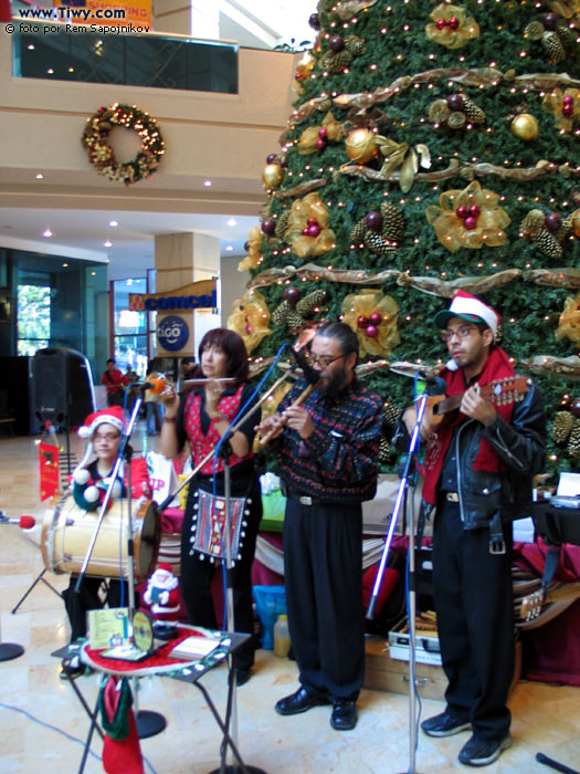 Modernos centros comerciales en los dias navide&ntilde;os