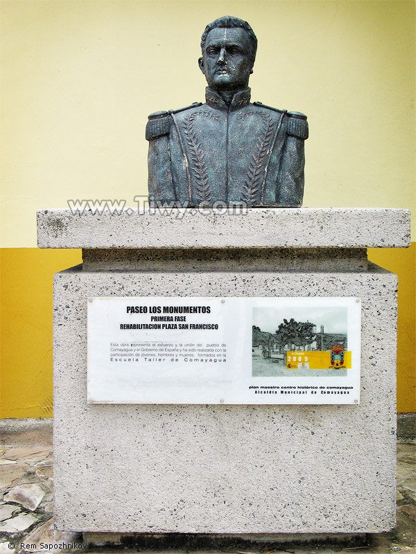 El monumento al general Francisco Morazn