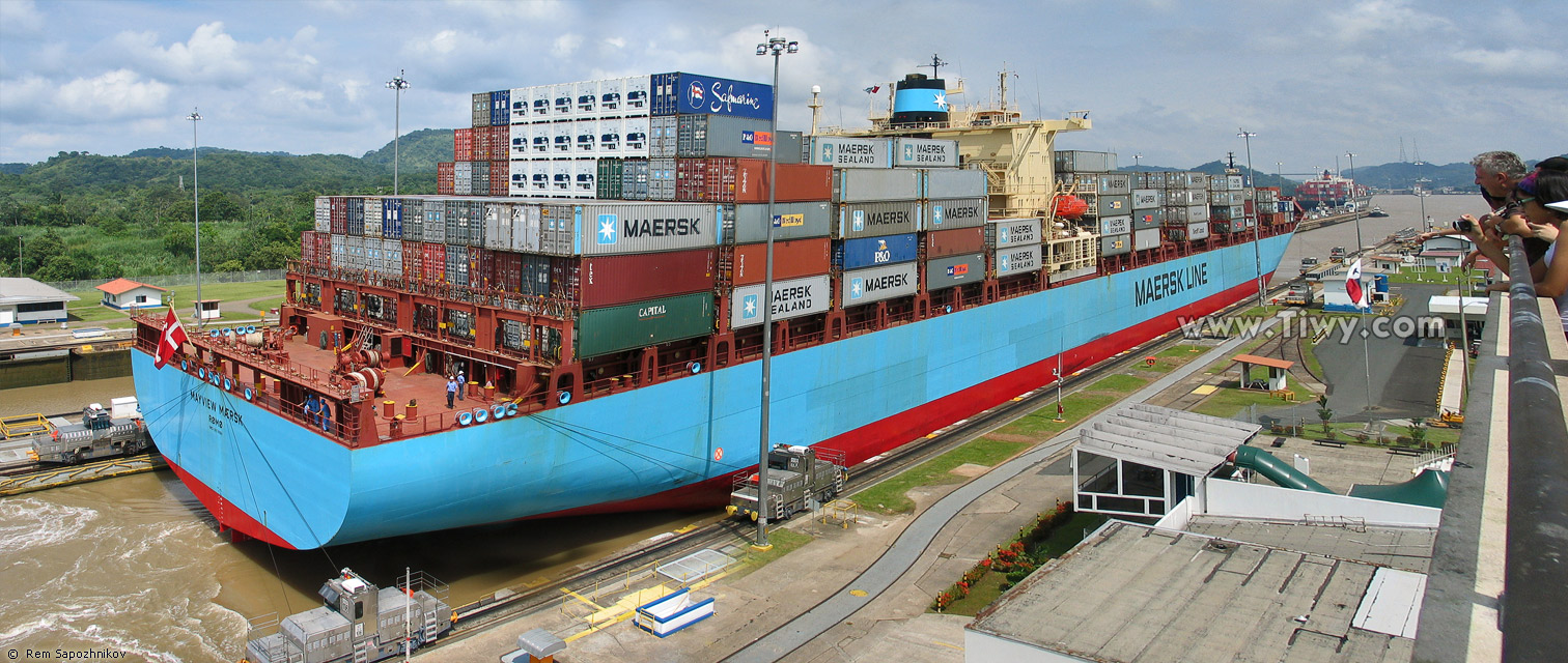 El Canal de Panam, las esclusas Miraflores