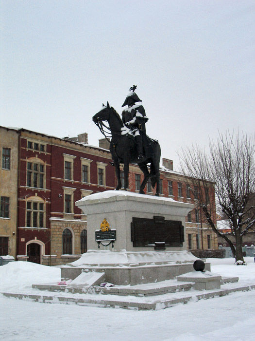 Barclay de Tolly monument, Chernyakhovsk town, Russia