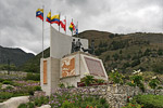 Monument to Perro Nevado (Snow dog) at Mucuchies
