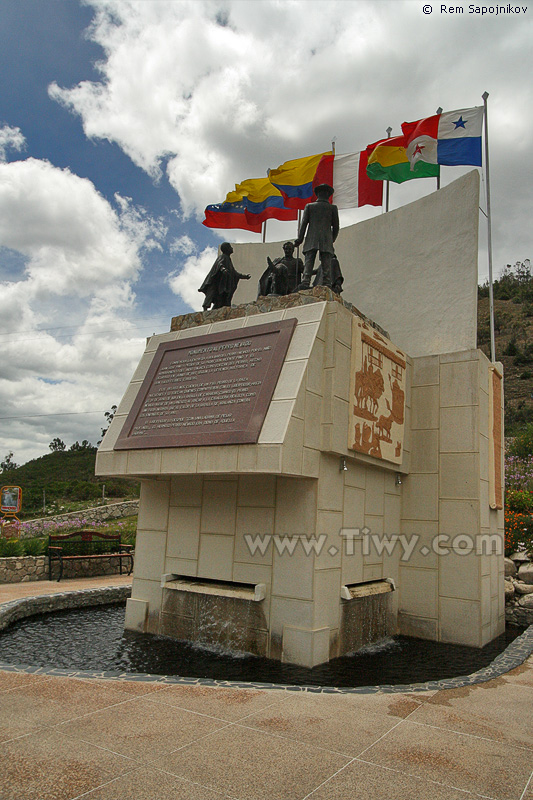 Monument to Perro nevado (Snow dog), Merida state, Venezuela