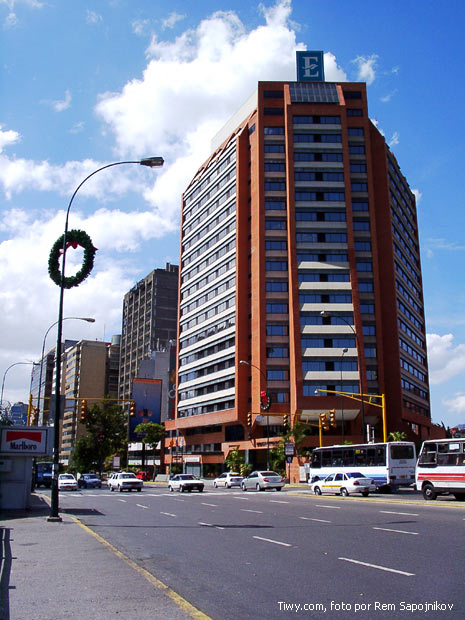 Avenida Francisco de Miranda  en los dias del paro.