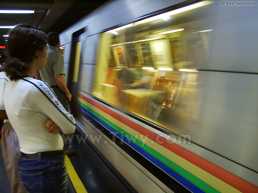 Fotos del metro de Caracas