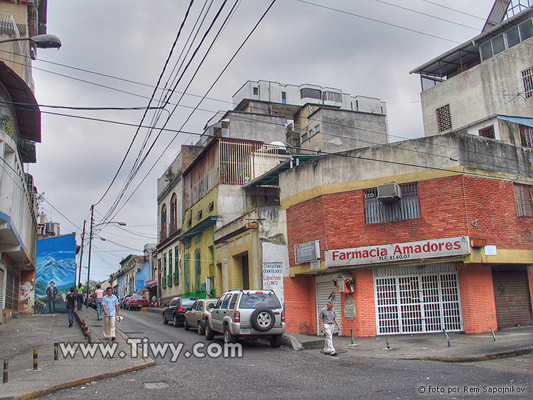 Caracas, La Pastora, corner of Amadores. A place of accident.