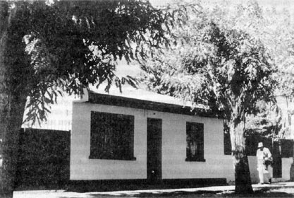 Сторожка при 'Школе Мексики',в которой в 1941 г. несколько месяцев жил Сикейрос