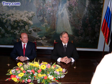 Министры иностранных дел России и Венесуэлы (фото Tiwy.com)