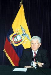 Новый президент Эквадора Альфредо Паласио (Фото с сайта www.presidencia.gov.ec)