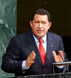 Discurso del Presidente Chávez en la ONU (Foto desde Aporrea.org) Discurso del Presidente Chávez en la ONU (Foto desde Aporrea.org)