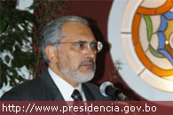President of Bolivia Carlos Mesa (photo from http://www.presidencia.gov.bo)