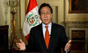 Президент Перу Алехандро Толедо (фото с сайта www.presidencia.gob.pe)