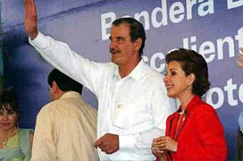 La esposa del presidente de M&eacute;xico comparece ante un juez (Foto desde www.presidencia.gob.mx)