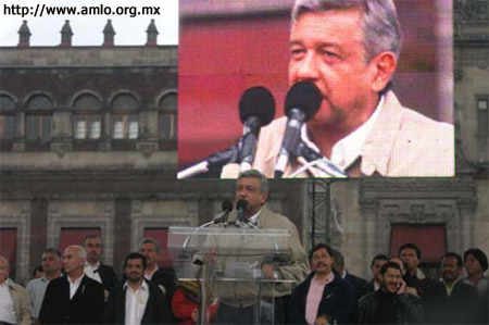 López Obrador dice que seguirá lucha hasta "últimas consecuencias" (Foto desde www.amlo.org.mx) López Obrador dice que seguirá lucha hasta "últimas consecuencias" (Foto desde www.amlo.org.mx)