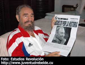 Фидель Кастро в день своего 80-летнего юбилея (Фото с сайта http://www.juventudrebelde.cu)