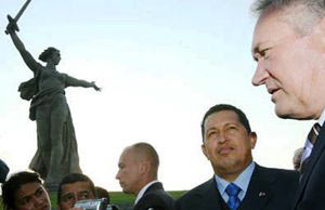 В Волгограде Чавес призвал к миру во всем мире