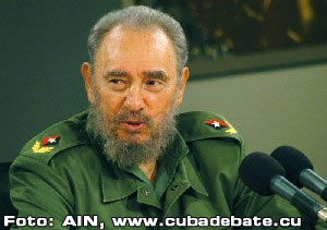 Президент Кубы Фидель Кастро  (Foto: AIN, www.cubadebate.cu)