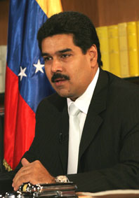 Canciller Nicol&#225;s Maduro Moros (Foto desde www.mre.gov.ve)