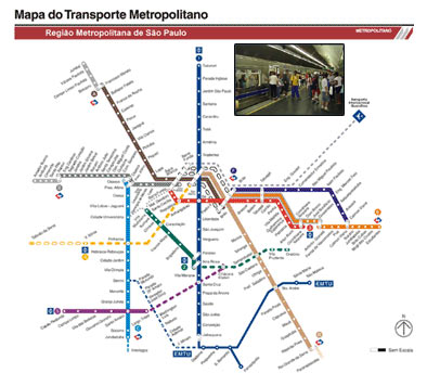 Бразилия: Работники метро в Сан-Пауло бастуют против приватизации линий метрополитена (http://www.metro.sp.gov.br)