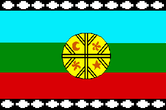 Flag of indians-mapuche Flag of indians-mapuche