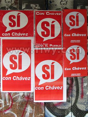 Венесуэла: Стороннники Чавеса настроены на победу “S&#205;”