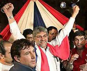 Fernando Lugo, ex obispo de Paraguay, credito: PL 