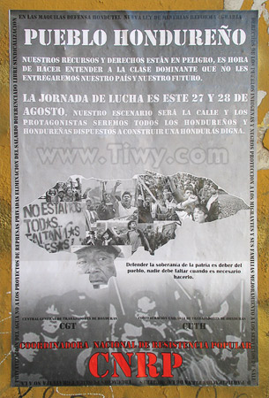 Jornada nacional de protesta en Honduras Jornada nacional de protesta en Honduras