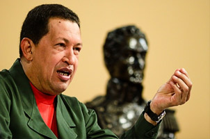 Presidente Ch&#225;vez lideriza lista de pol&#237;ticos mas influyentes de la decada 2000 - 2010