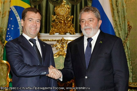 Brazilian President Lula: Heading for Moscow (Photo: www.kremlin.ru) Brazilian President Lula: Heading for Moscow (Photo: www.kremlin.ru)
