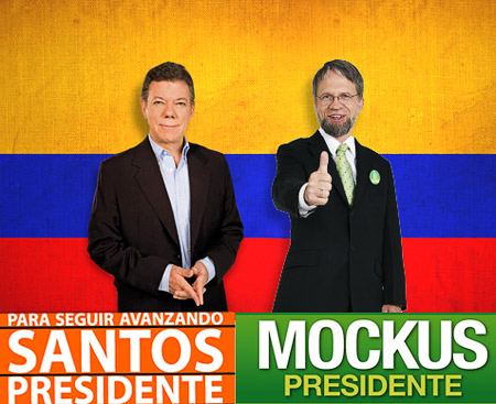 Выборы в Колумбии: Хуан Мануэль Сантос и Антанас Мокус