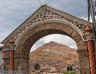 Trabajos mortales en la cumbre del Cerro Rico de Potosi