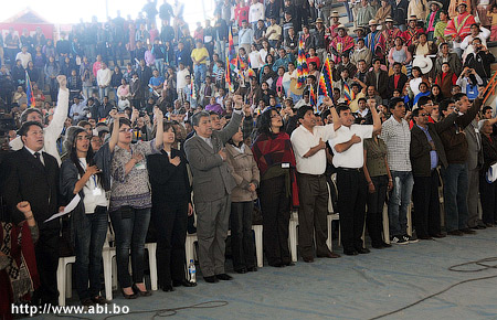 Cumbre de los pueblos en Cochabamba