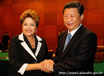 Dilma Rousseff and Xi Jinping