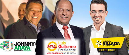 Кандидаты в президенты Коста-Рики, 2014 год